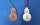 Christbaumschmuck Schneemann Cortenstahl, Edelstahl