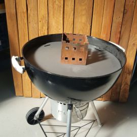 Grillplatte für Weber Grill (für innen) mit Aufsatz