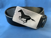 Gürtelschnalle, Gürtelschließe, Gürtelkoppeln Pferd, Horse