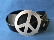 Gürtelschnalle, Gürtelschließe, Gürtelkoppeln Peace
