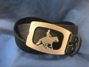 Reining, Reiter, Westernreiten, Gürtelschnalle, Gürtelschließe, Buckle, Wechselgürtelschnalle
